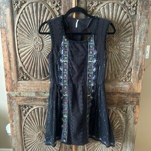 Free People embroidered dress with beautiful details size 4